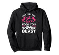 Funny Soccer Art Soccer Player Sport Hoodie - Minimalist Print for Adults