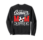 2026 Soccer Senior Mom 2026 Soccer Sweatshirt - Minimalist Print Unisex