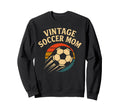Soccer Mom Distressed Ball Sweatshirt - Streetwear Style Men Women