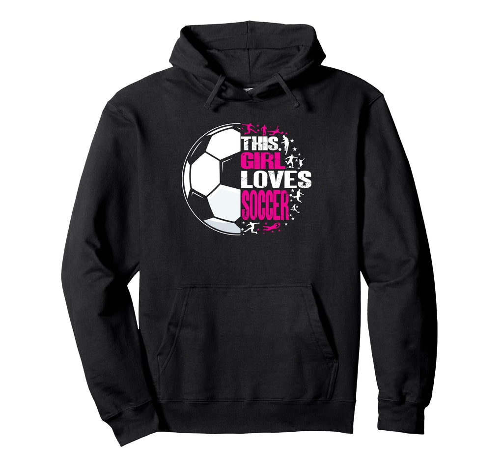 Funny Sport This Loves Soccer Hoodie - Fun Novelty Design for Adults