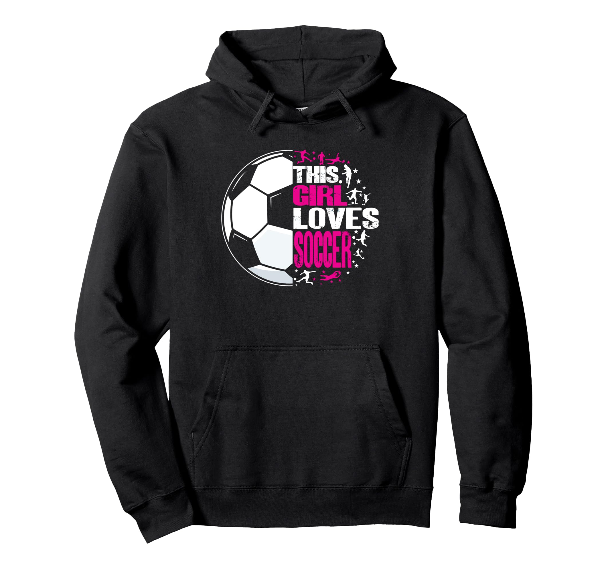 Funny Sport This Loves Soccer Hoodie - Fun Novelty Design for Adults