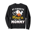 Mommy My Favorite Baseball Soccer Sweatshirt - Aesthetic Graphic Unisex