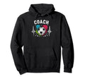 Soccer Coach Training Heart Beat Hoodie - Aesthetic Graphic Unisex