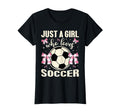 Just Who Loves Soccer Plaid Bows T-Shirt - Casual Everyday Wear for Adults