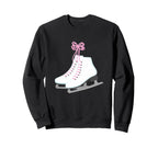 Ice Skate Figure Skating Skater Teen Sweatshirt - Unique Graphic Unisex