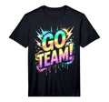Go Team Sports Tournament Field Day T-Shirt - Minimalist Print for Adults