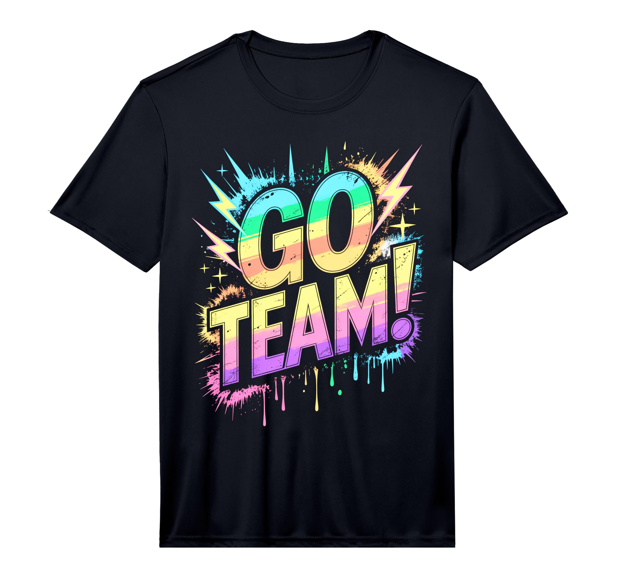 Go Team Sports Tournament Field Day T-Shirt - Minimalist Print for Adults