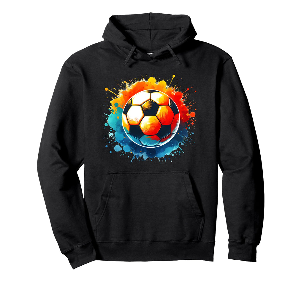 Soccer Art Soccer Player Hoodie - Aesthetic Graphic Men Women