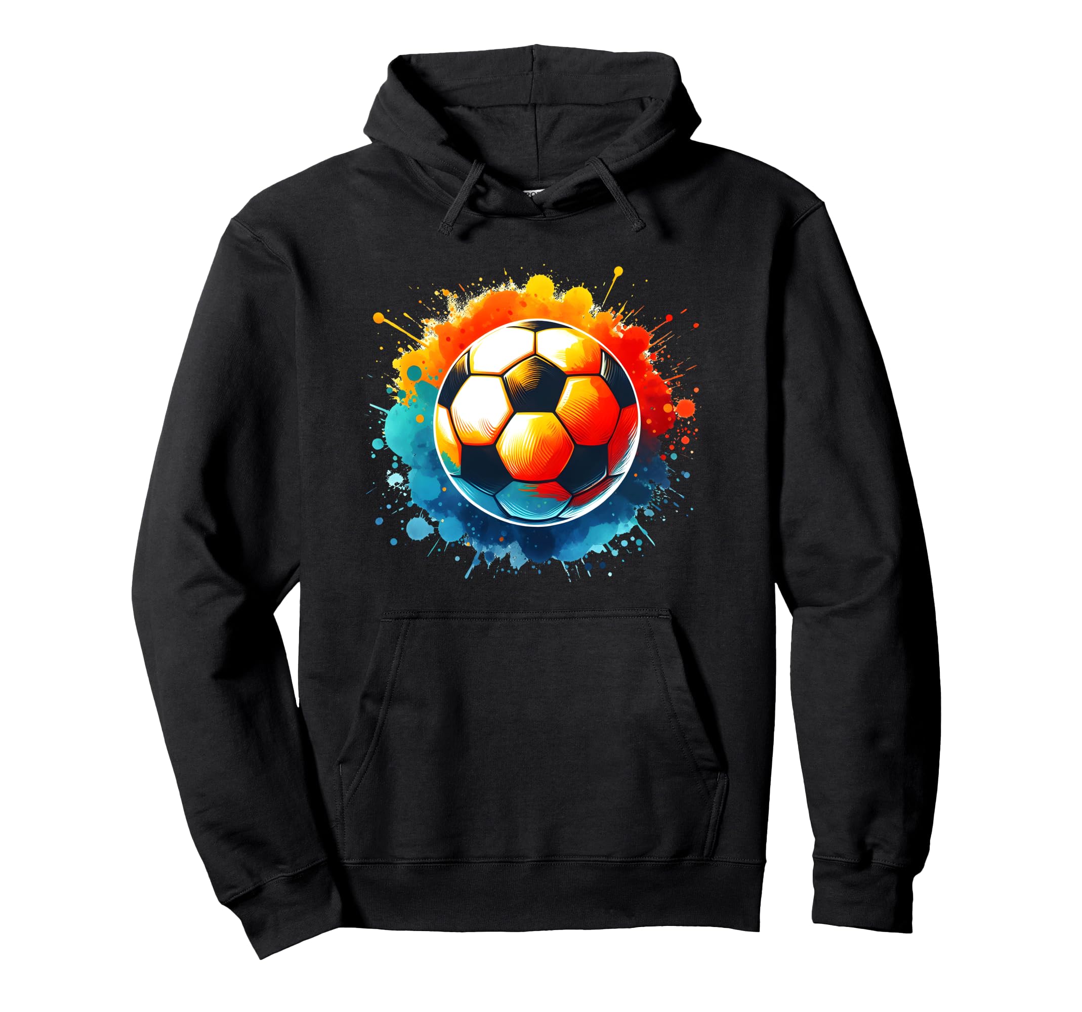 Soccer Art Soccer Player Hoodie - Aesthetic Graphic Men Women