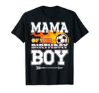 Mama Birthday Soccer Sport Matching T-Shirt - Streetwear Style for Adults