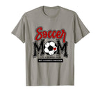 Soccer Mom Red Soccer Player Calls Me T-Shirt - Novelty Apparel Men Women
