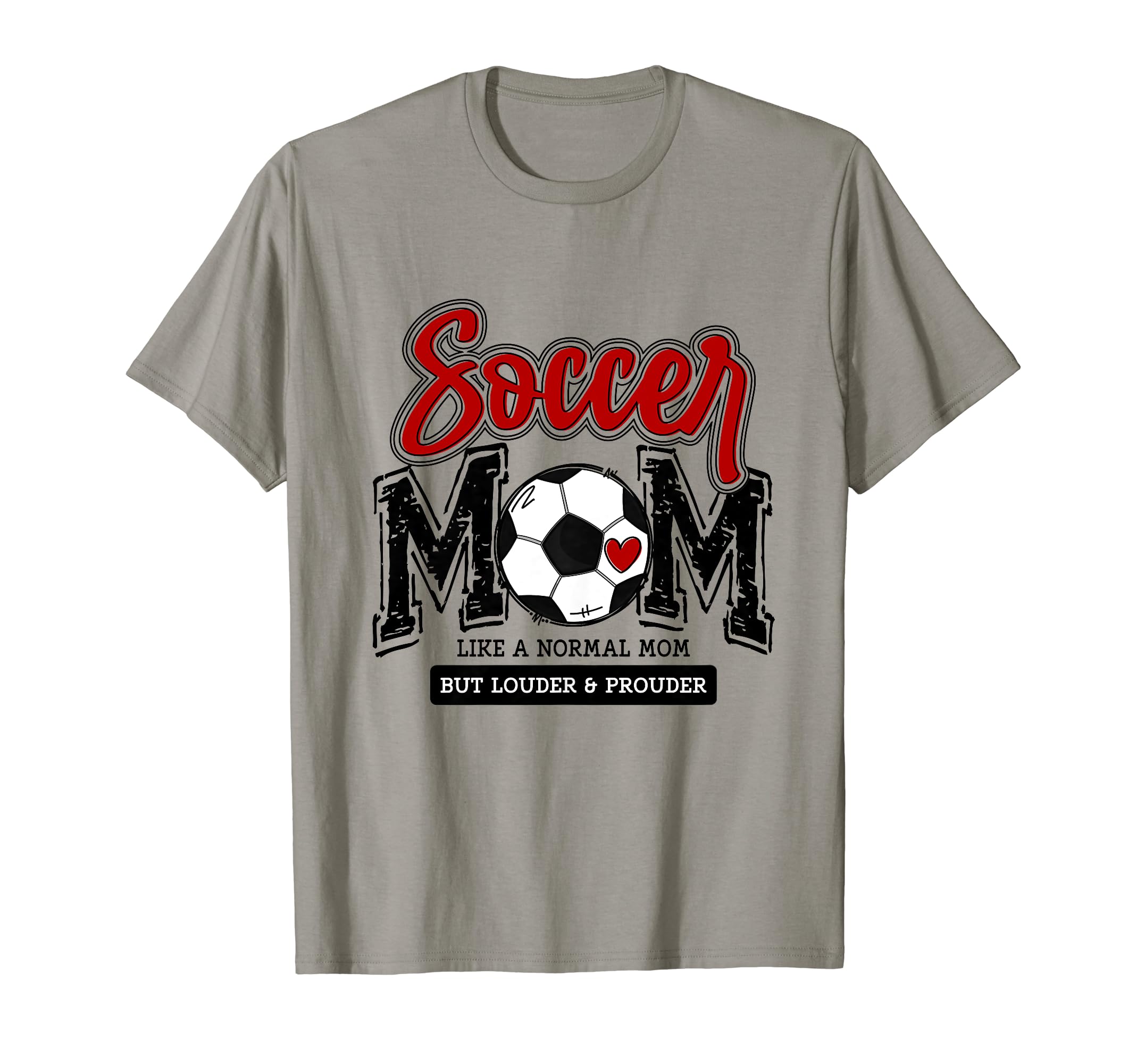 Soccer Mom Red Soccer Player Calls Me T-Shirt - Novelty Apparel Men Women
