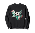 Watercolor Soccer Ball Action Kick Sweatshirt - Minimalist Print Men Women