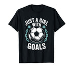 Goal Keeper And Soccer Lover Just T-Shirt - Casual Everyday Wear Unisex