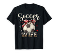 Soccer Wife Headband Leopard Soccer Ball T-Shirt - Graphic Print Men Women