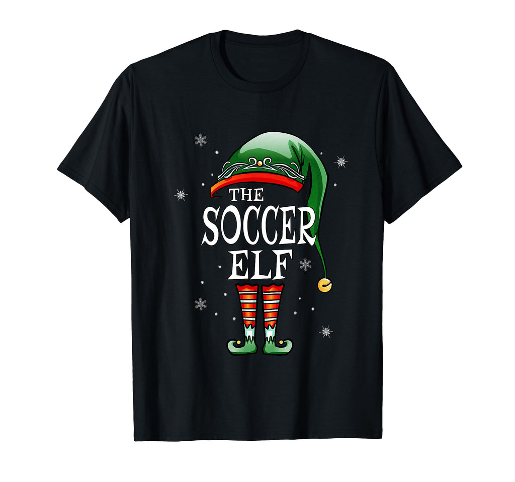Matching Family Funny Soccer Elf T-Shirt - Custom Art Print for Adults