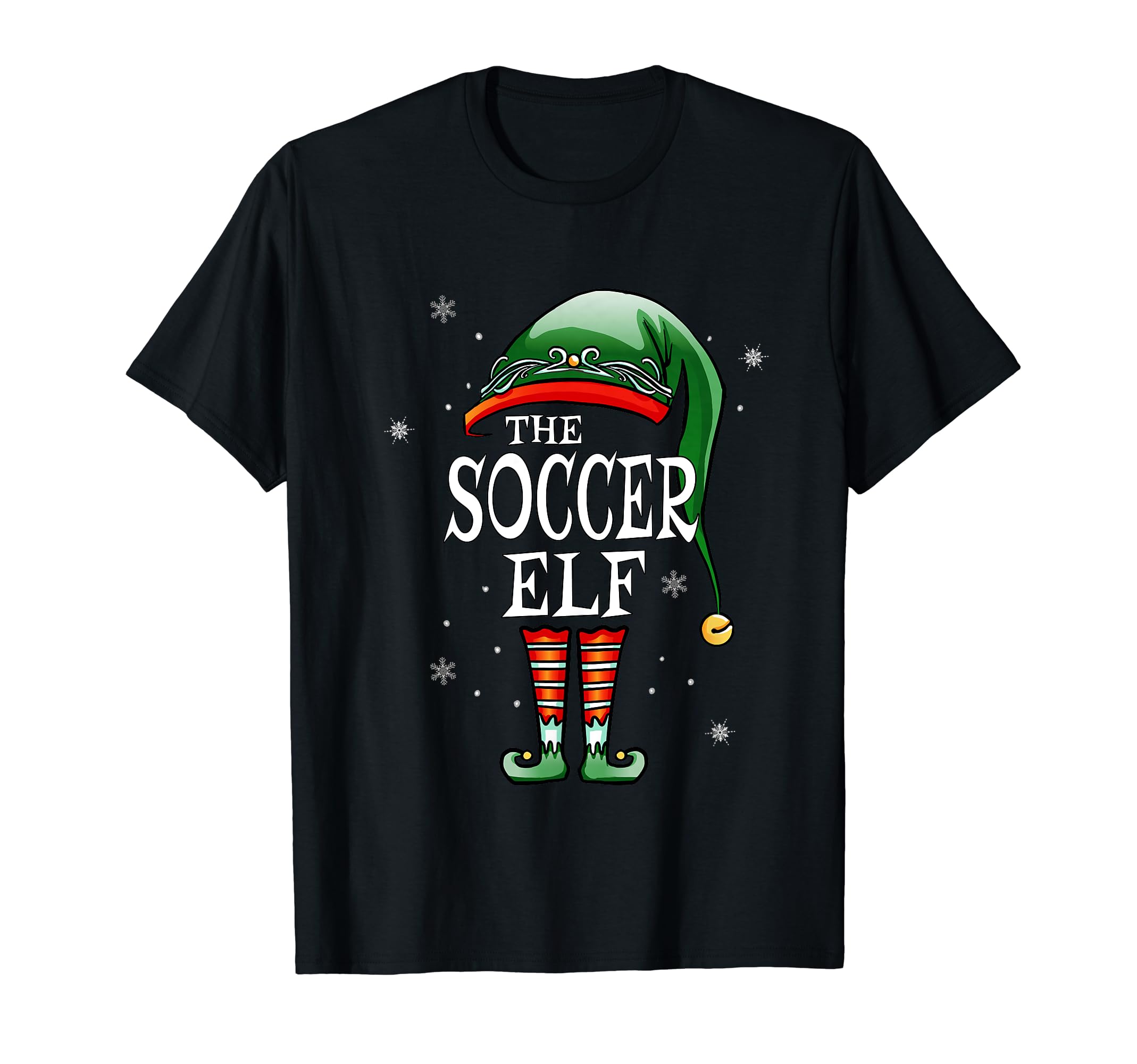 Matching Family Funny Soccer Elf T-Shirt - Custom Art Print for Adults