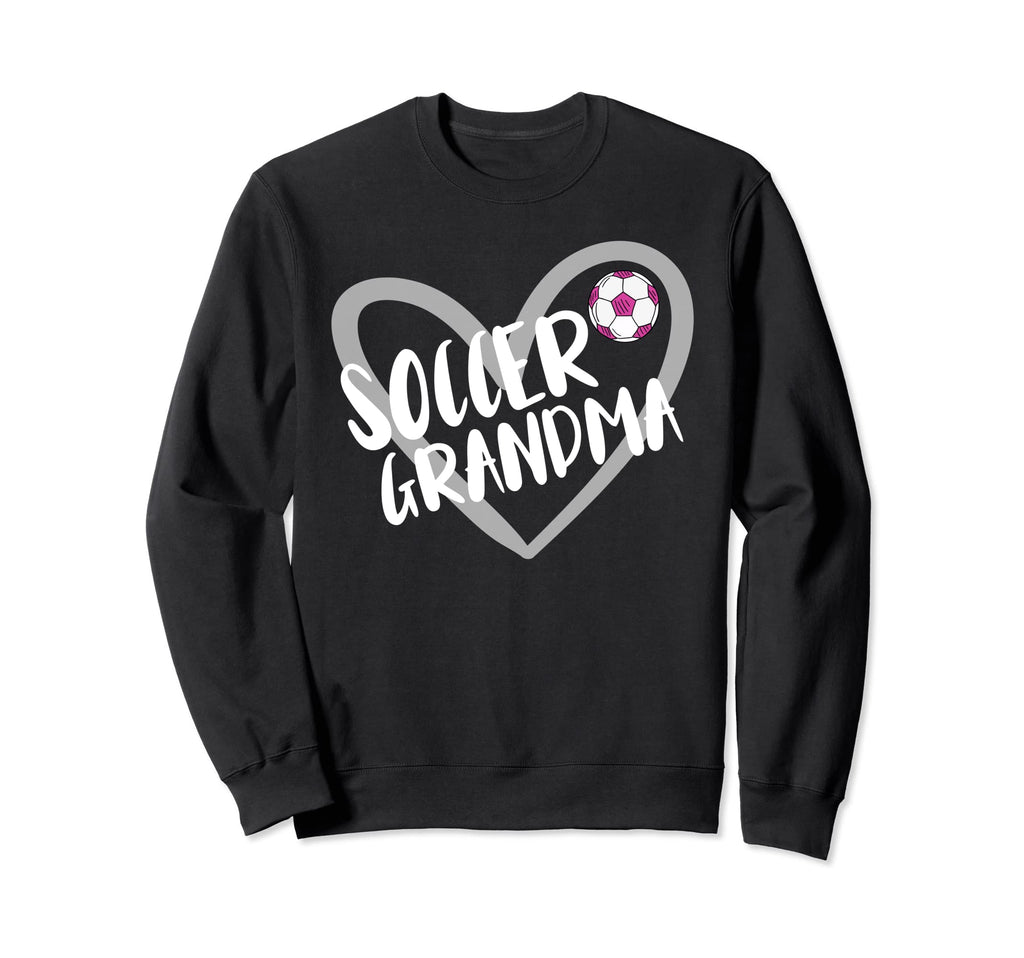 Soccer Grandma Heart Sweatshirt - Graphic Print Men Women
