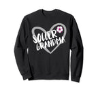 Soccer Grandma Heart Sweatshirt - Graphic Print Men Women
