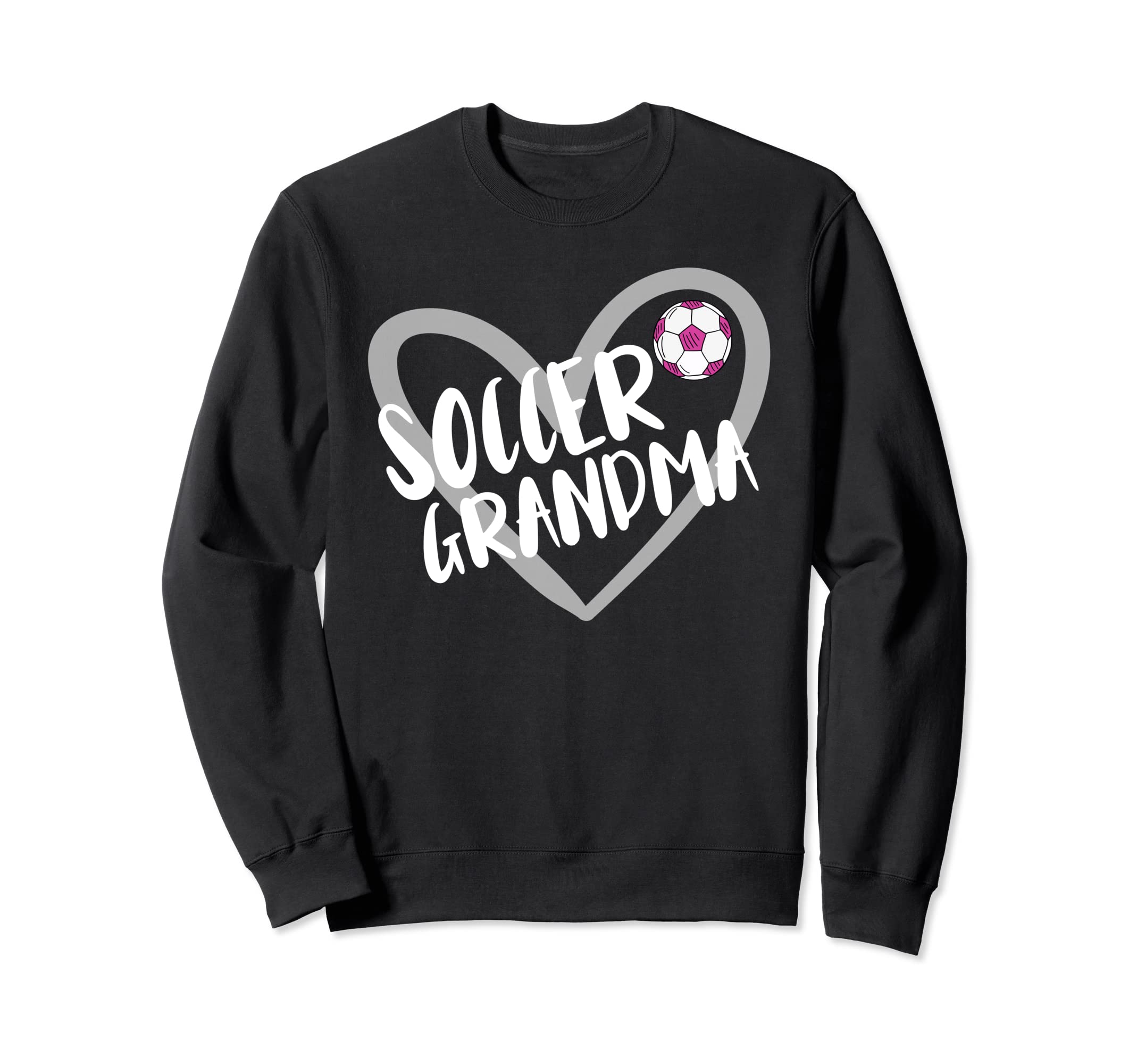 Soccer Grandma Heart Sweatshirt - Graphic Print Men Women