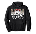 Mom Both Leopard Volleyball Soccer Mom Hoodie - Streetwear Style Unisex