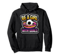 Soccer Female Players Be Goals Sayings Hoodie - Minimalist Print Men Women