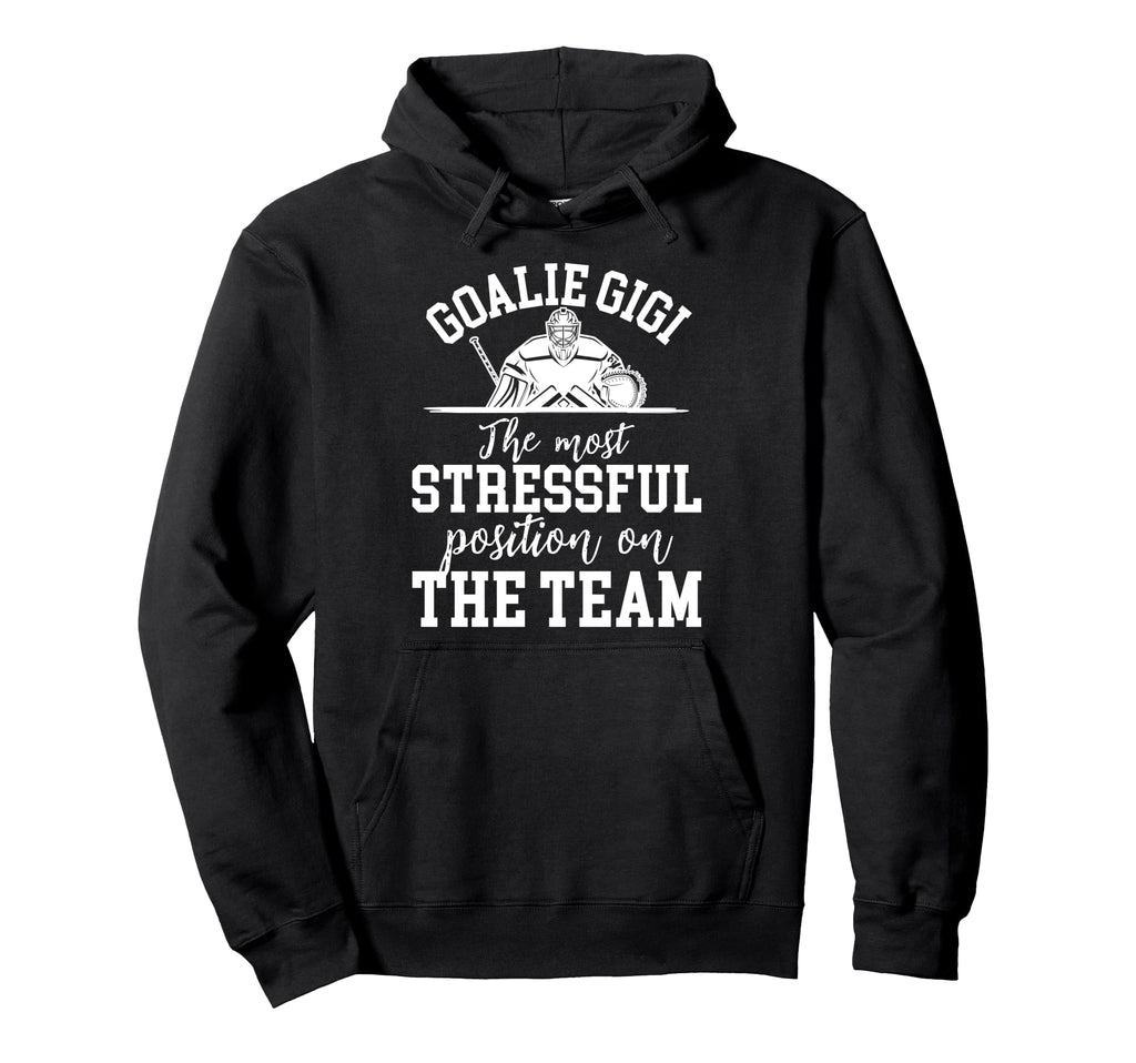 Funny Hockey Goalie Gigi Hockey Hoodie - Custom Art Print for Adults