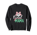 Goal Mama Soccer Bow Soccer Mom Sweatshirt - Custom Art Print Men Women