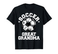 Soccer Great Grandma Soccer Ball T-Shirt - Aesthetic Graphic Unisex