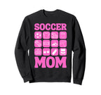 Soccer Mom Icons Soccer Sweatshirt - Novelty Apparel Unisex