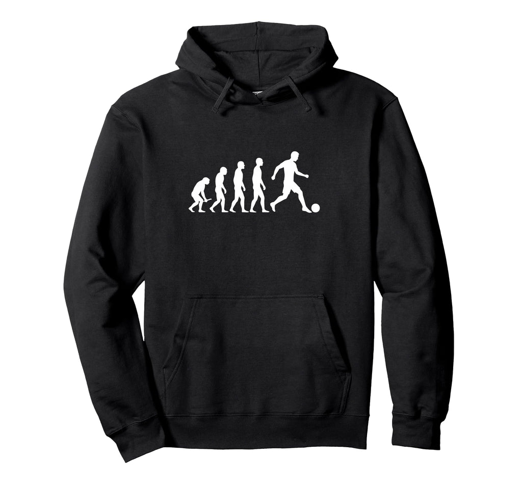 Evolution Soccer Funny Evolution Hoodie - Novelty Apparel for Adults