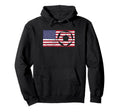 Soccer Usa Flag Goalie Ball Gift Sports Hoodie - Custom Art Print Unisex