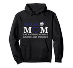 Soccer Mom Like Normal Mom But Louder And Hoodie - Custom Art Print Unisex