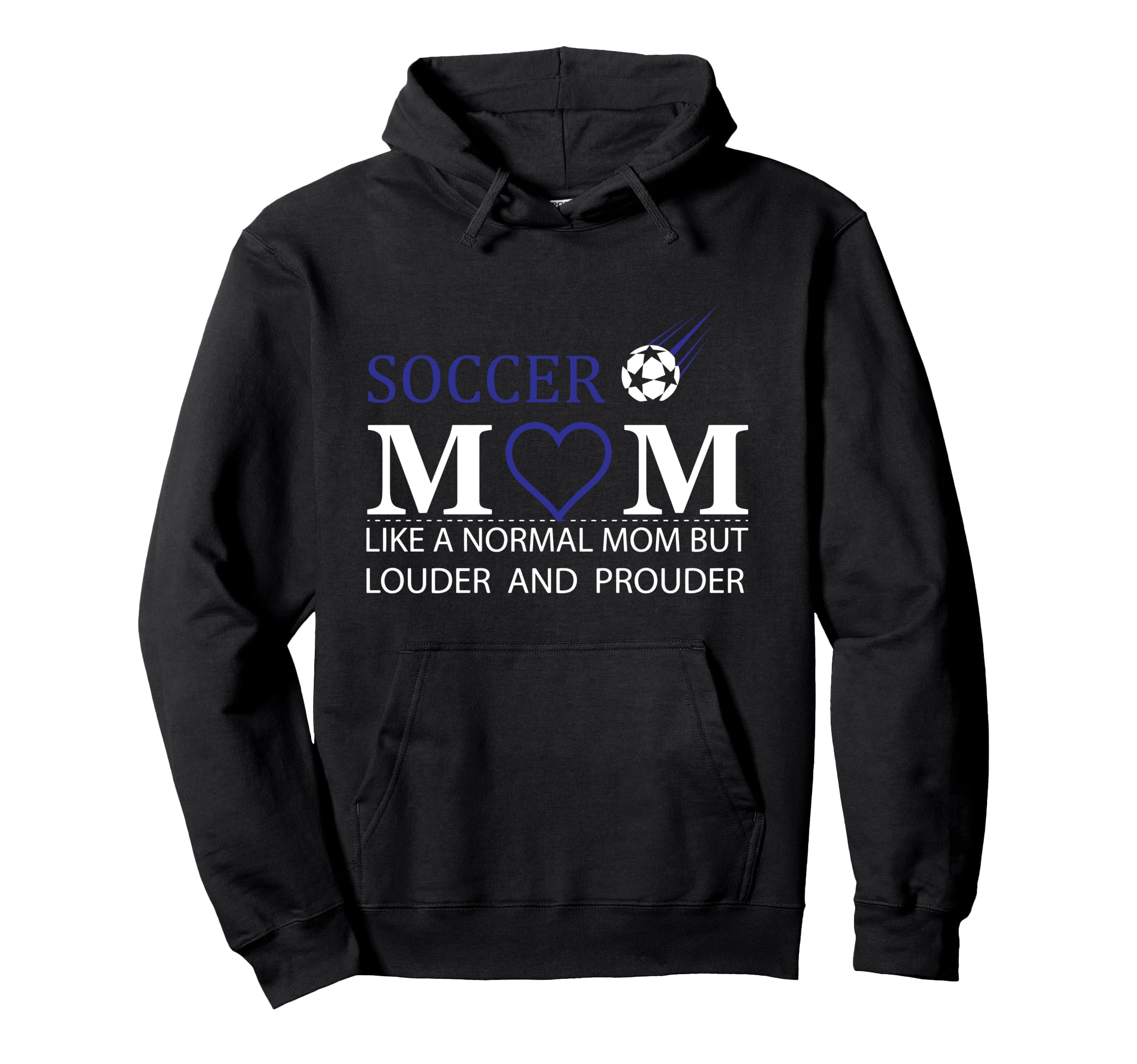 Soccer Mom Like Normal Mom But Louder And Hoodie - Custom Art Print Unisex