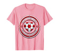 My Heart Plays Soccer Proud Soccer Mom T-Shirt - Unique Graphic Men Women