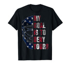 Goalie My Goal Is To Deny Yours Ice T-Shirt - Novelty Apparel Unisex