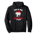Pajama Santa Hat Soccer Ball Hoodie - Graphic Print Men Women