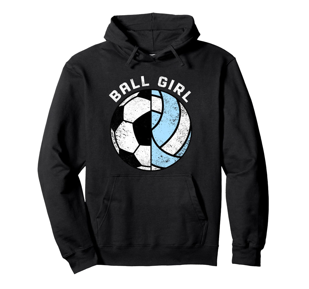 Ball Funny Soccer Volleyball Player Hoodie - Streetwear Style for Adults