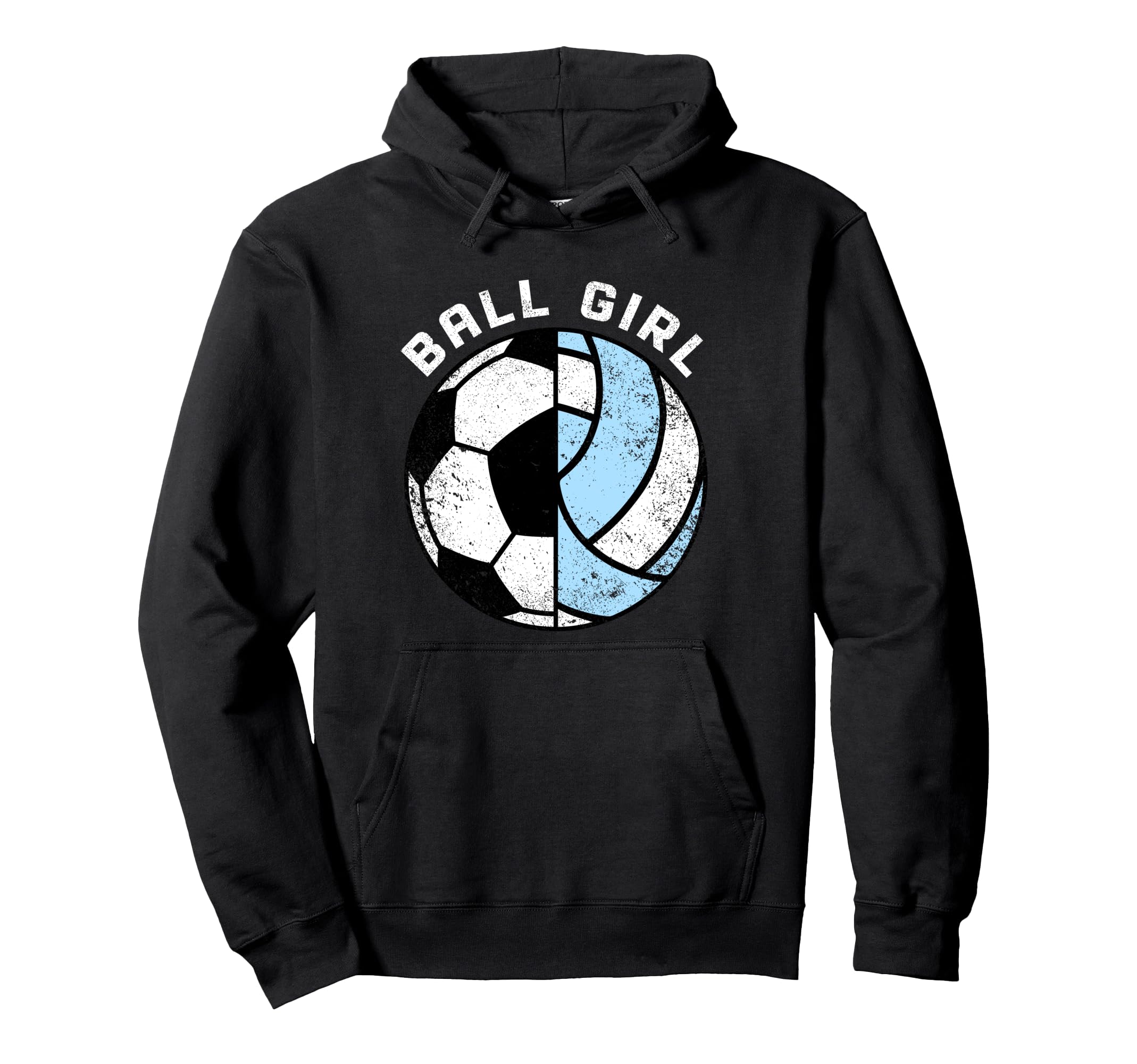 Ball Funny Soccer Volleyball Player Hoodie - Streetwear Style for Adults