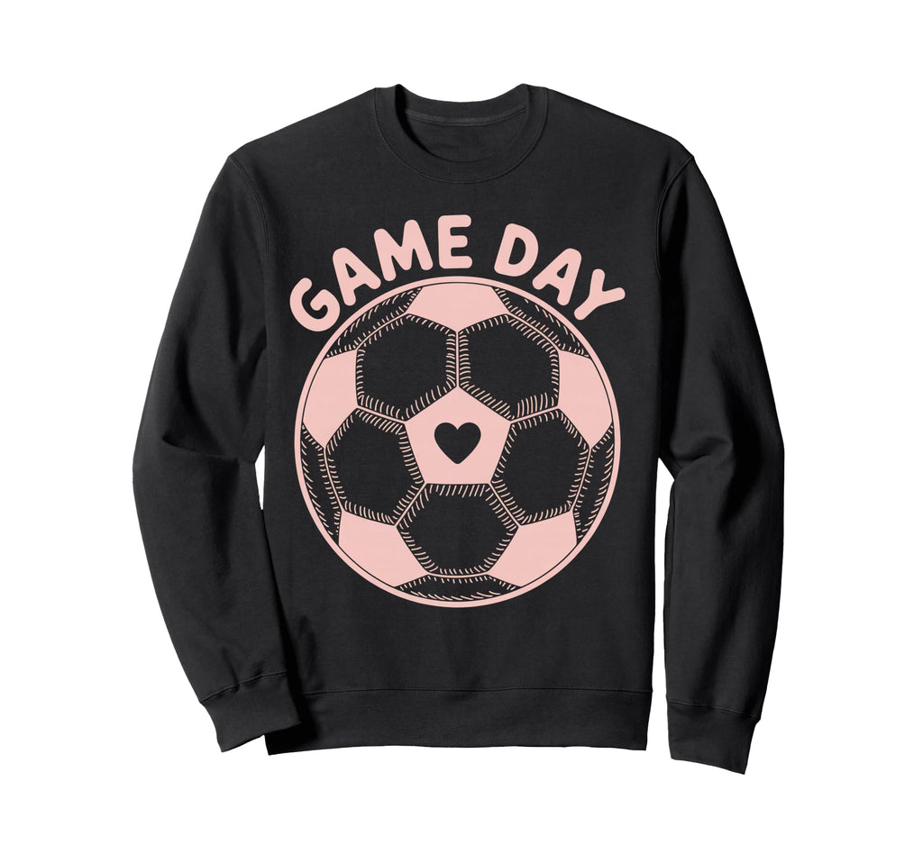 Womens Soccer Game Day Ladies Sweatshirt - Aesthetic Graphic Men Women