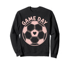 Womens Soccer Game Day Ladies Sweatshirt - Aesthetic Graphic Men Women