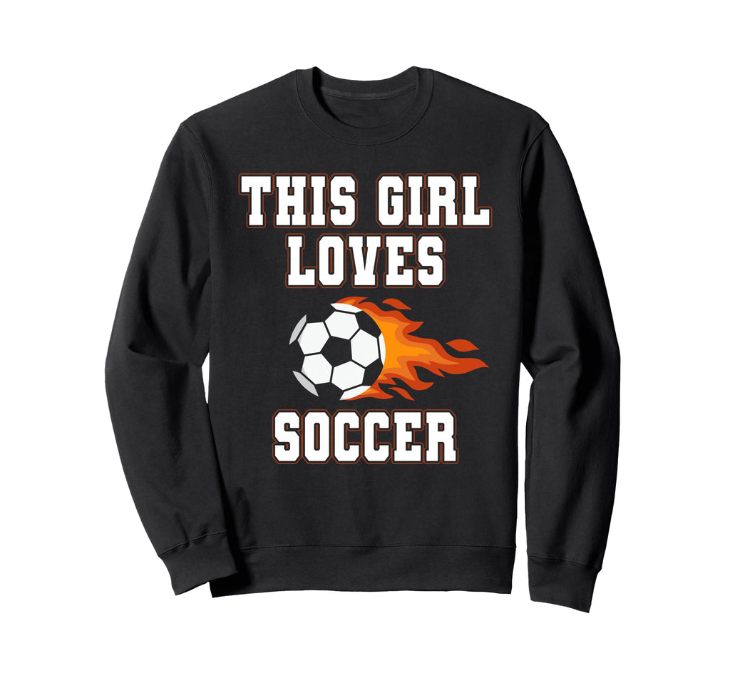 This Loves Soccer Game Day Sweatshirt - Fun Novelty Design Men Women