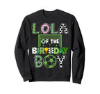 Lola Birthday Soccer Player Birthday Sweatshirt - Streetwear Style Unisex