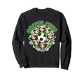 Soccer Ladies Crew Soccer Team Sweatshirt - Novelty Apparel for Adults