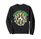 Soccer Ladies Crew Soccer Team Sweatshirt - Novelty Apparel for Adults