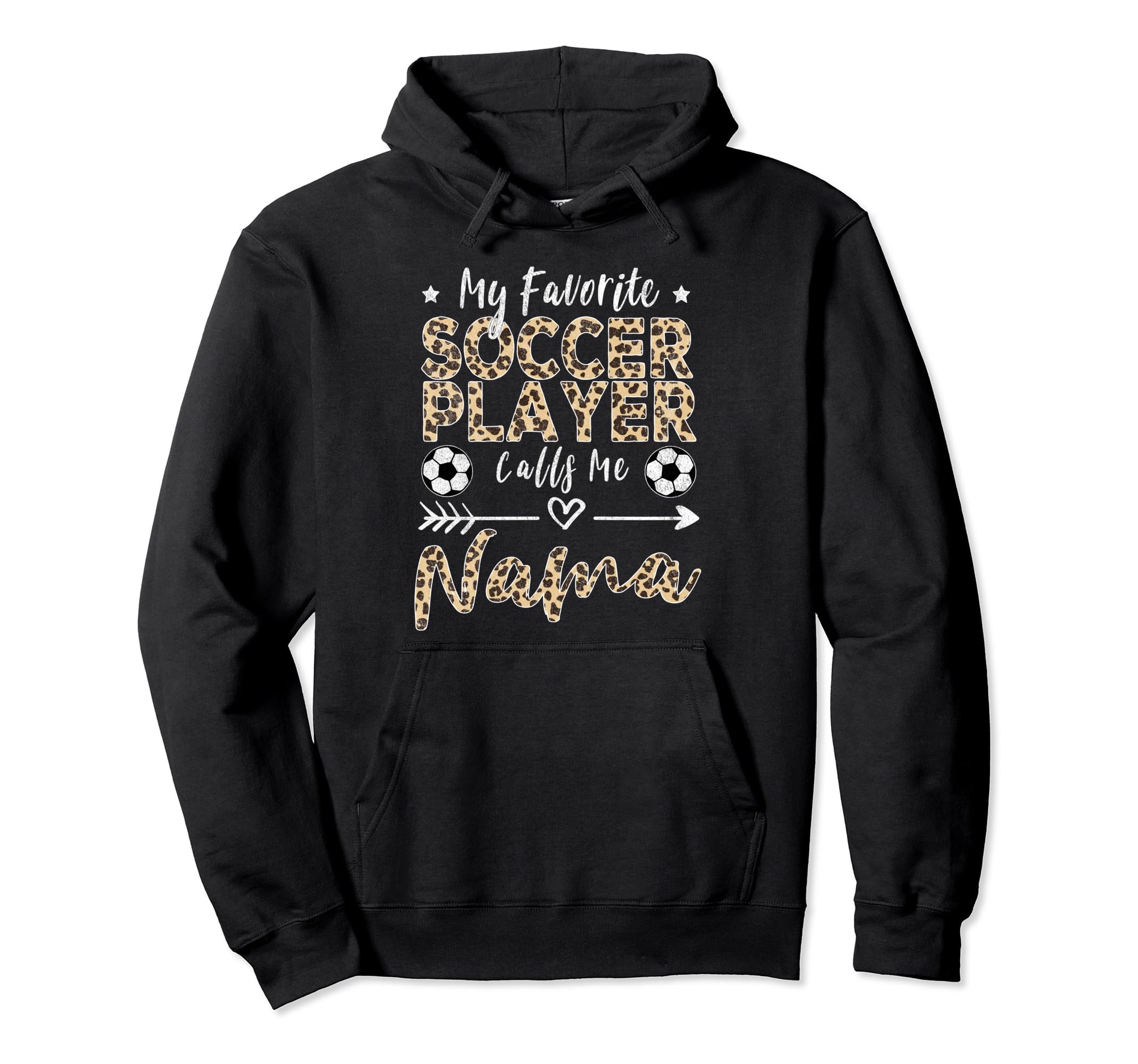 My Favorite Soccer Player Calls Me Nama Hoodie - Trendy Graphic for Adults