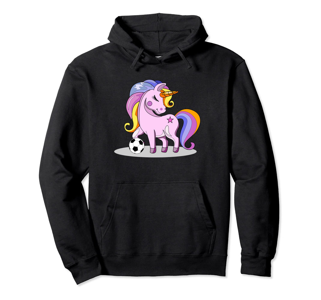 Unicorn Themed Soccer Gifts Soccer Mom Hoodie - Streetwear Style Men Women
