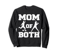 Mom Both Funny Soccer Baseball Mom Sweatshirt - Aesthetic Graphic Unisex