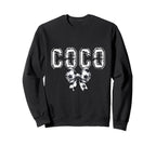 Coquette Soccer Coco Spirit Sweatshirt - Minimalist Print for Adults