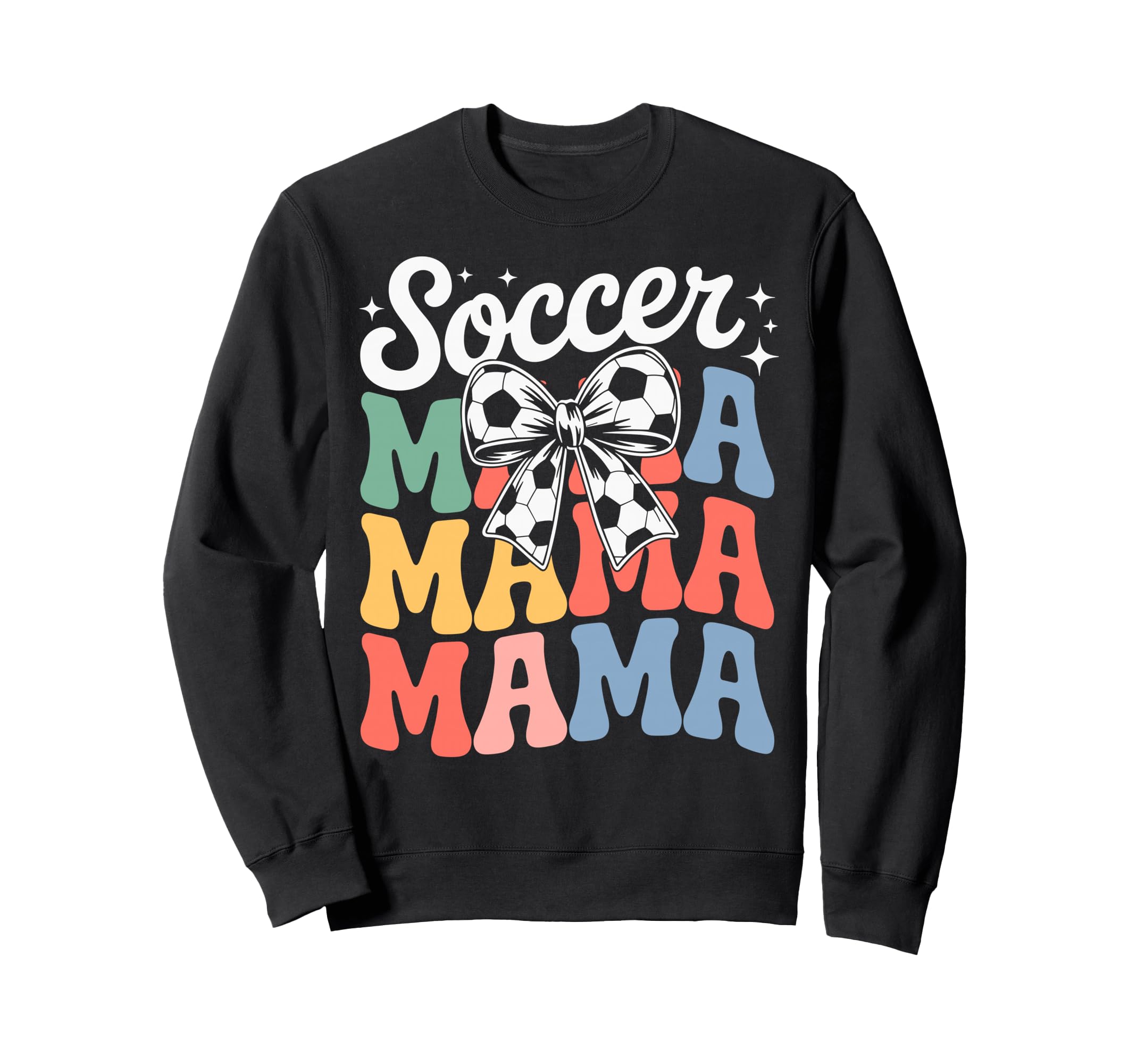 Groovy Soccer Football Player Mama Sweatshirt - Streetwear Style Men Women
